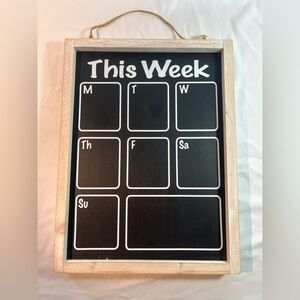 Santa/Blank/Weekly Calendar Chalkboard! Order whichever 2 you want.